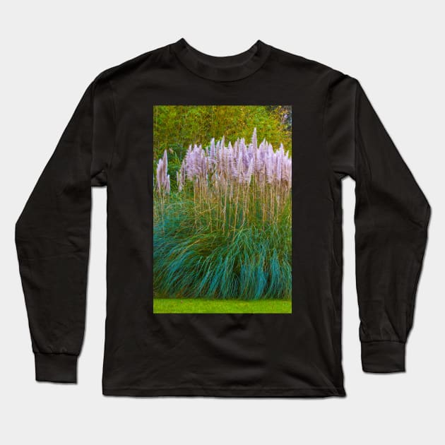 Gulbenkian Museum garden. Long Sleeve T-Shirt by terezadelpilar